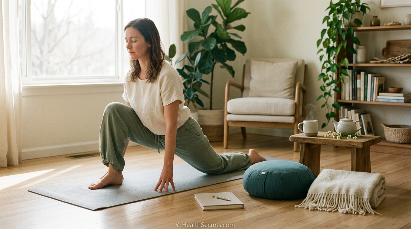 Các phương pháp quản lý căng thẳng cho IBD bao gồm yoga, thiền và các kỹ thuật thư giãn